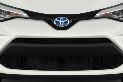 Toyota C-HR (Baujahr 2021) Flow Hybrid 5 Türen Kühlergrill und Scheinwerfer