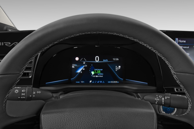 Toyota Mirai (Baujahr 2021) Advanced 4 Türen Tacho und Fahrerinstrumente