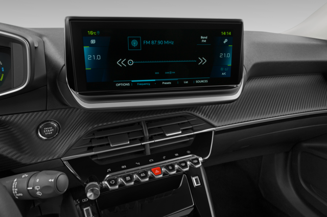 Peugeot e-2008 (Baujahr 2023) Allure Pack 5 Türen Radio und Infotainmentsystem