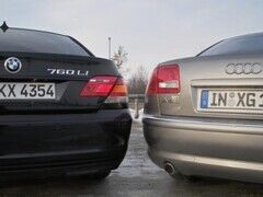 Vergleich: BMW 760Li vs. Audi A8 4.2 L - Acht gegen zwölf - unfair?