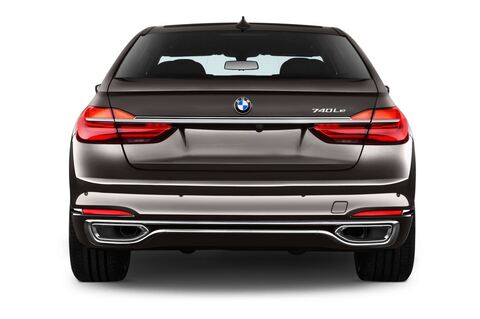 BMW 7 Series Plug-In Hybrid (Baujahr 2018) 740Le iPerformance 4 Türen Heckansicht