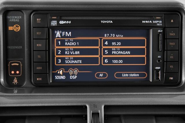 Toyota IQ (Baujahr 2010) + 3 Türen Radio und Infotainmentsystem