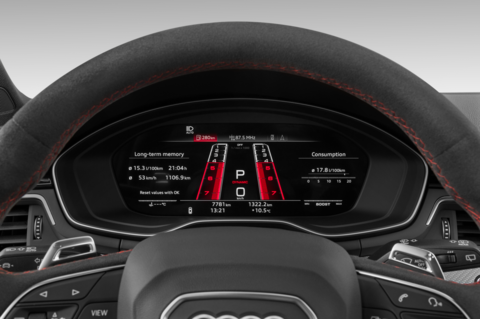 Audi RS4 Avant (Baujahr 2023) - 5 Türen Tacho und Fahrerinstrumente