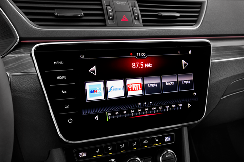 Skoda Superb Combi (Baujahr 2023) Style 5 Türen Radio und Infotainmentsystem