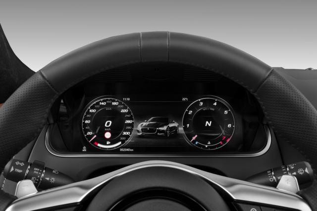 Jaguar F-Type (Baujahr 2020) R 2 Türen Tacho und Fahrerinstrumente
