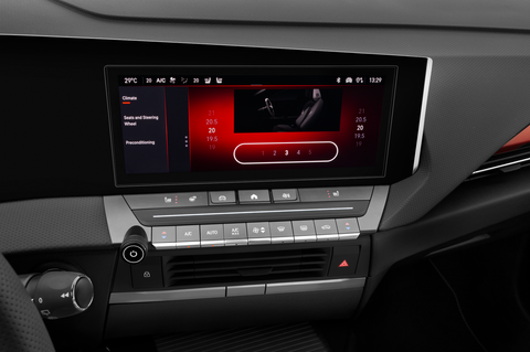 Opel Astra (Baujahr 2022) GS Line 5 Türen Temperatur und Klimaanlage