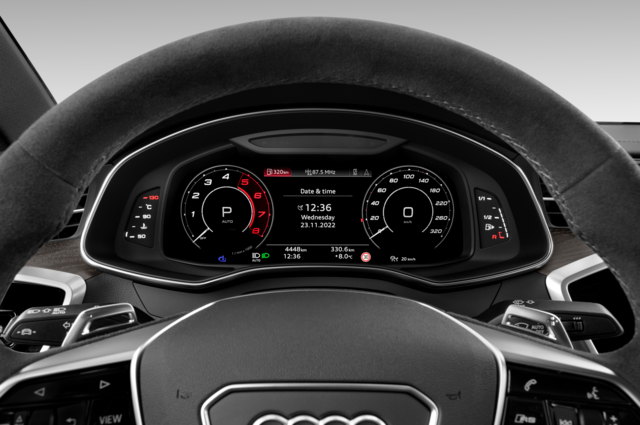 Audi RS7 Sportback (Baujahr 2022) RS7 5 Türen Tacho und Fahrerinstrumente