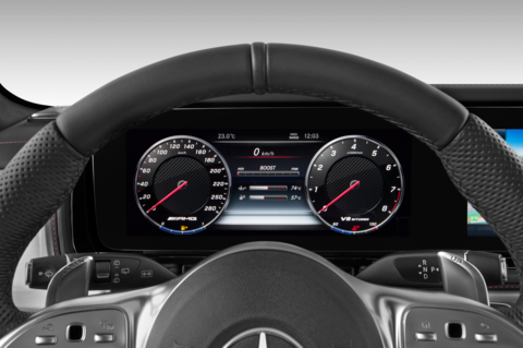 Mercedes G Class (Baujahr 2021) 63 AMG 5 Türen Tacho und Fahrerinstrumente