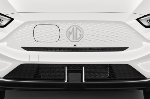 MG ZS EV (Baujahr 2022) Luxury 5 Türen Kühlergrill und Scheinwerfer