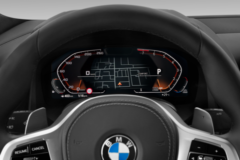 BMW 8 Series (Baujahr 2023) M840i 2 Türen Tacho und Fahrerinstrumente