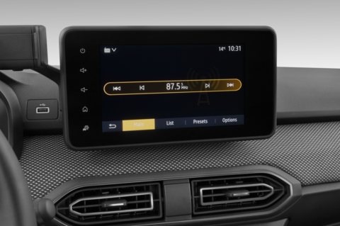 Dacia Sandero (Baujahr 2023) Expression 4 Türen Radio und Infotainmentsystem