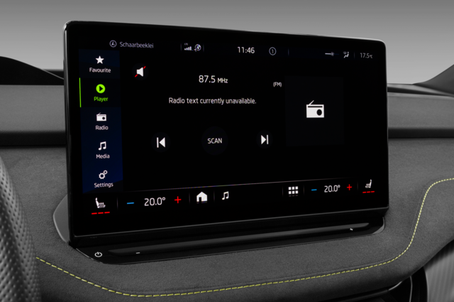Skoda Enyaq Coupe iV (Baujahr 2022) RS 5 Türen Radio und Infotainmentsystem