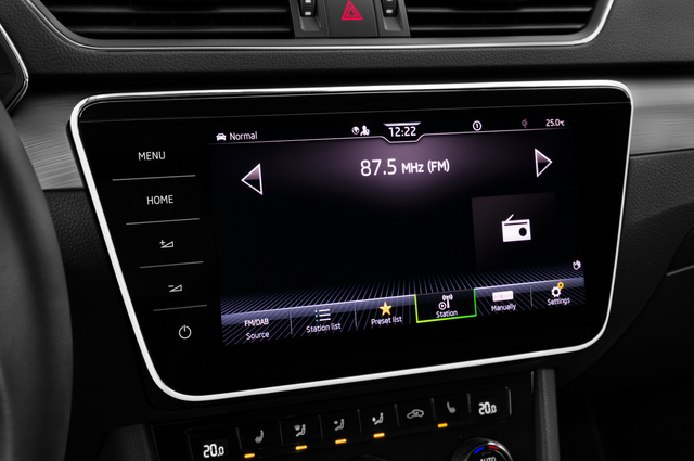 Skoda Superb Combi iV (Baujahr 2020) Style 5 Türen Radio und Infotainmentsystem