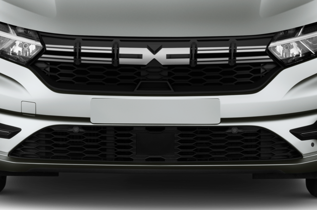 Dacia Sandero (Baujahr 2023) Expression 4 Türen Kühlergrill und Scheinwerfer