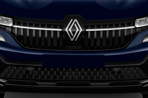 Renault Espace Hybrid (Baujahr 2023) Iconic 5 Türen Kühlergrill und Scheinwerfer