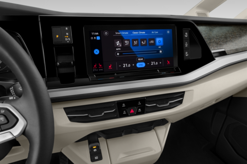 Volkswagen Multivan (Baujahr 2022) Energetic PHEV 5 Türen Temperatur und Klimaanlage