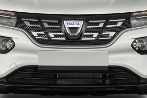 Dacia Spring (Baujahr 2021) Comfort 5 Türen Kühlergrill und Scheinwerfer