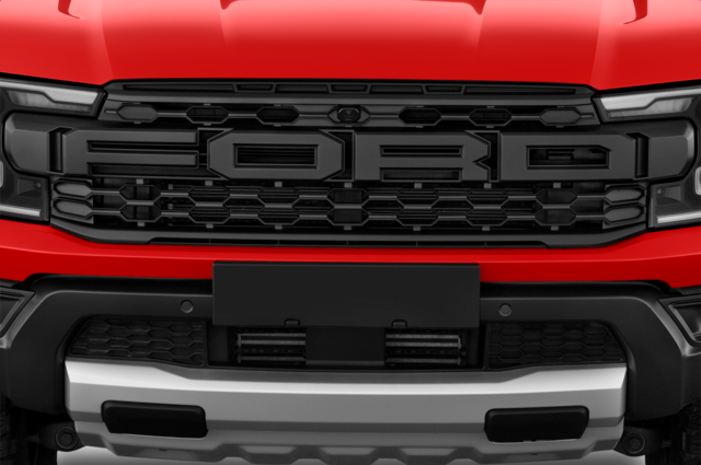 Ford Ranger (Baujahr 2023) Raptor Crew Cab 5 Türen Kühlergrill und Scheinwerfer