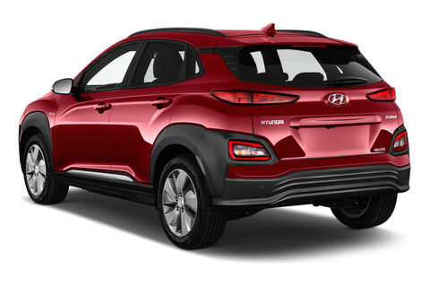Hyundai Kona elektro (Baujahr 2019) Premium 5 Türen seitlich hinten