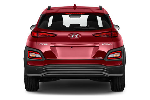 Hyundai Kona elektro (Baujahr 2019) Premium 5 Türen Heckansicht