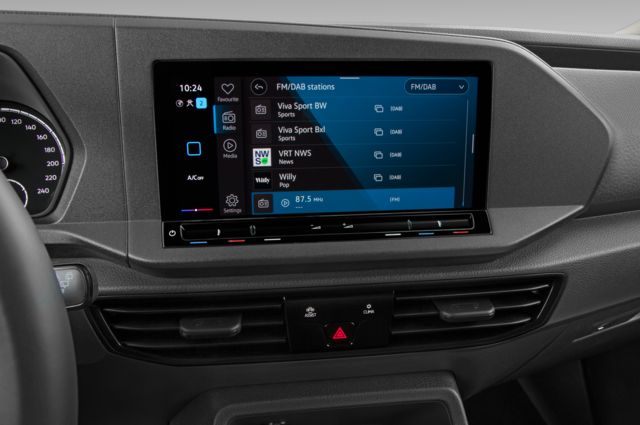 Volkswagen Caddy Cargo (Baujahr 2021) Maxi Regular Cab 4 Türen Radio und Infotainmentsystem