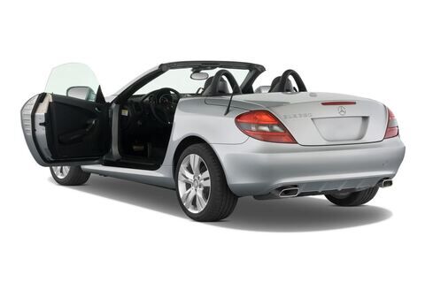 Mercedes SLK (Baujahr 2010) 350 2 Türen Tür geöffnet