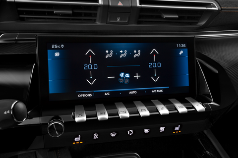 Peugeot 508 SW (Baujahr 2019) GT 5 Türen Temperatur und Klimaanlage