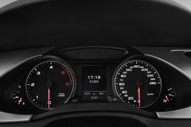 Audi A4 Allroad Quattro (Baujahr 2011) - 5 Türen Tacho und Fahrerinstrumente