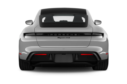 Porsche Taycan (Baujahr 2021) 4S 4 Türen Heckansicht