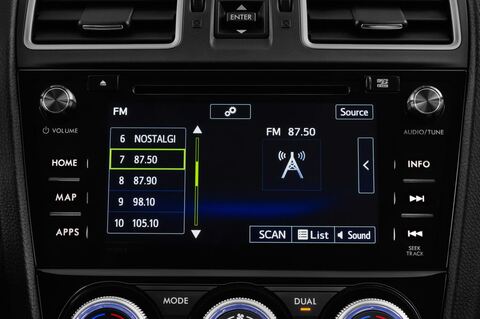 Subaru Levorg (Baujahr 2017) Sport 5 Türen Radio und Infotainmentsystem
