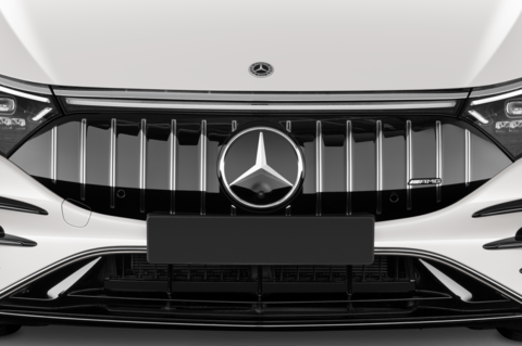 Mercedes EQS (Baujahr 2023) AMG 53 5 Türen Kühlergrill und Scheinwerfer