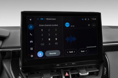 Toyota Corolla Hybrid (Baujahr 2023) GR Sport 5 Türen Radio und Infotainmentsystem