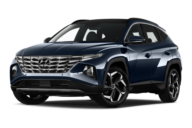 Hyundai Tucson (Baujahr 2021) Prime 5 Türen seitlich vorne mit Felge
