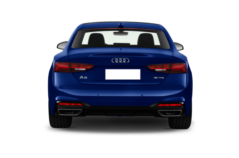Audi A5 Coupe (Baujahr 2021) S Line 2 Türen Heckansicht