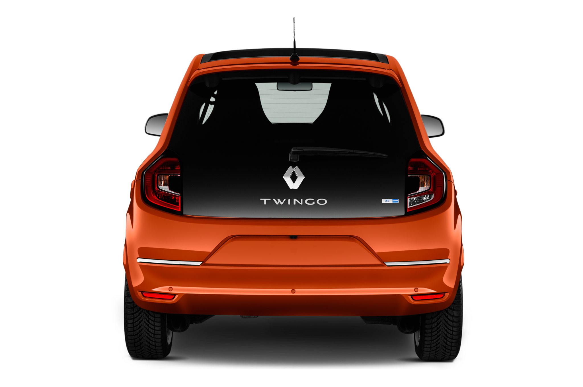 Renault Twingo Electric (Baujahr 2021) Life 5 Türen Heckansicht