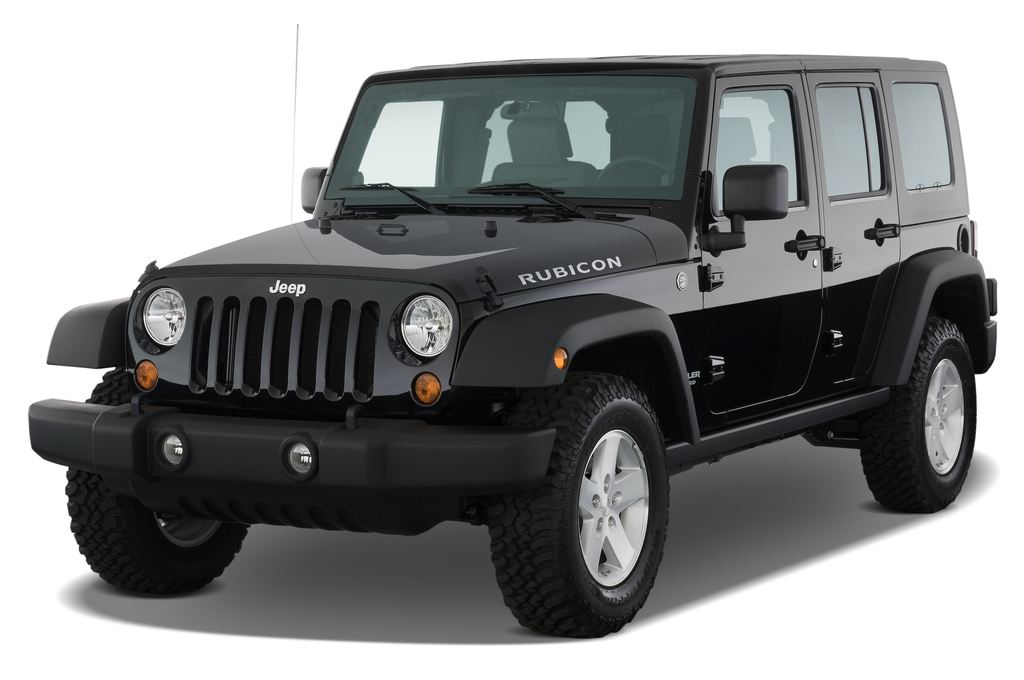 Jeep Wrangler (Baujahr 2010) Unlimited Rubicon Auto 5 Türen seitlich vorne