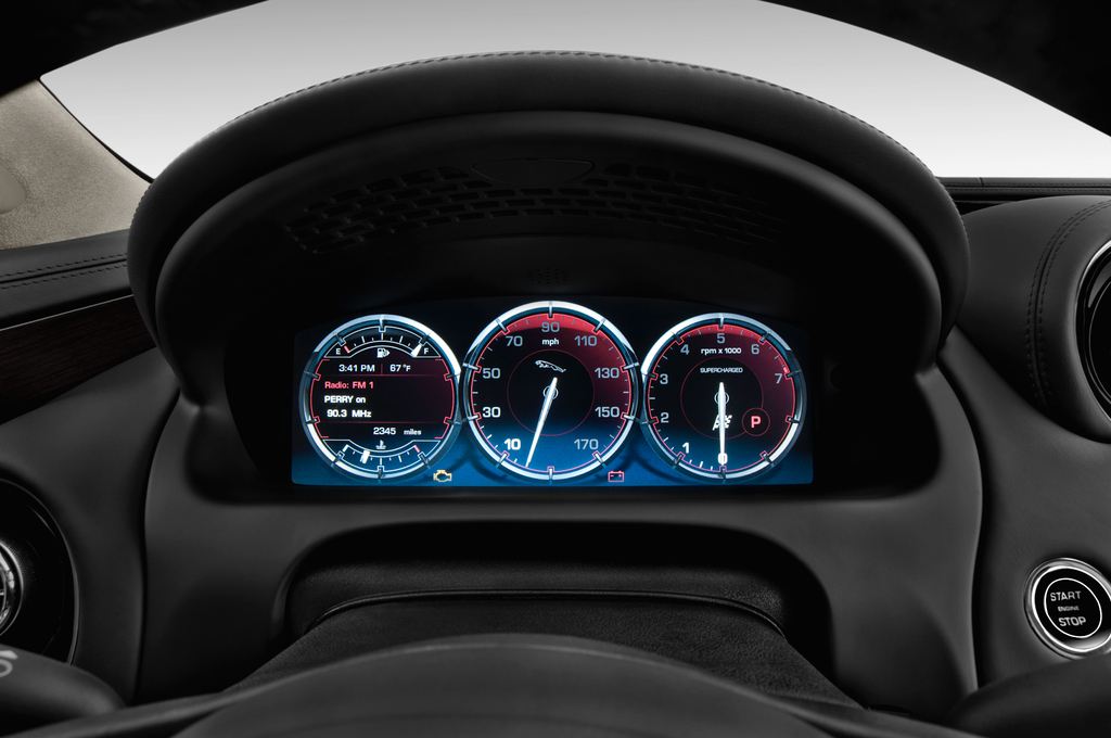 Jaguar XJ (Baujahr 2012) Supersport 4 Türen Tacho und Fahrerinstrumente