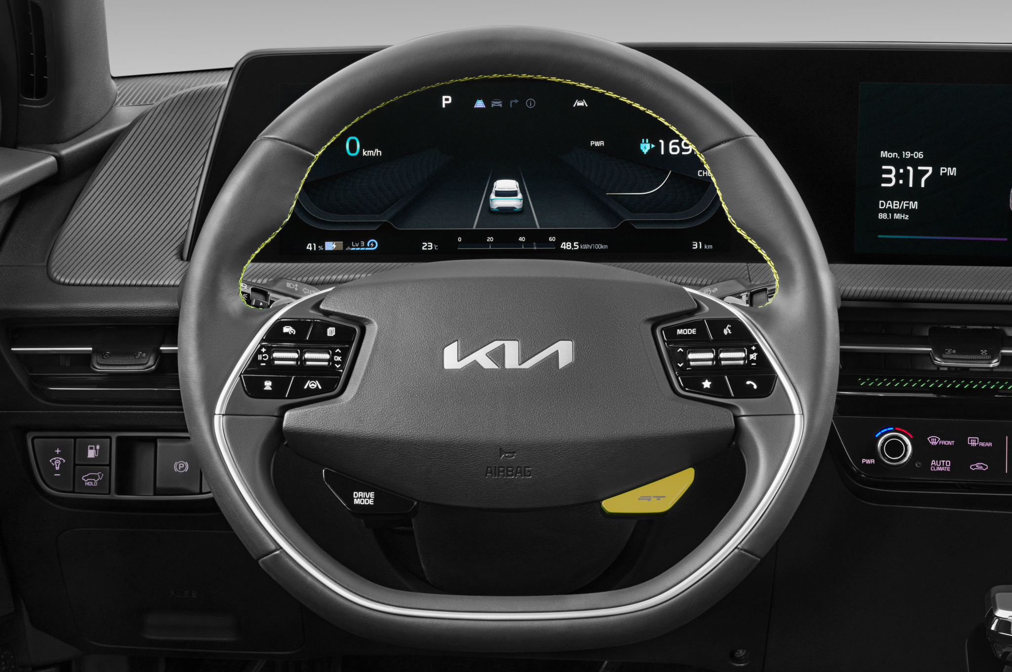 Kia EV6 (Baujahr 2023) GT 5 Türen Lenkrad