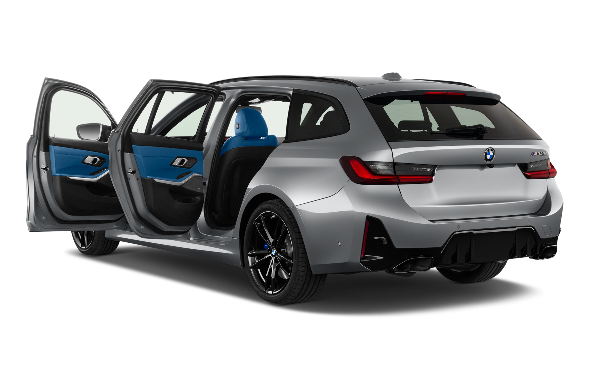 BMW 3 Series (Baujahr 2023) M340d 5 Türen Tür geöffnet