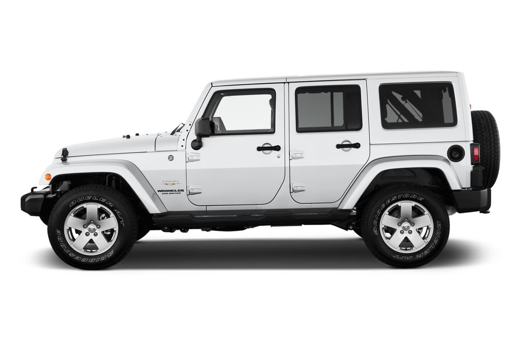 Jeep Wrangler Unlimited (Baujahr 2013) Sahara 5 Türen Seitenansicht