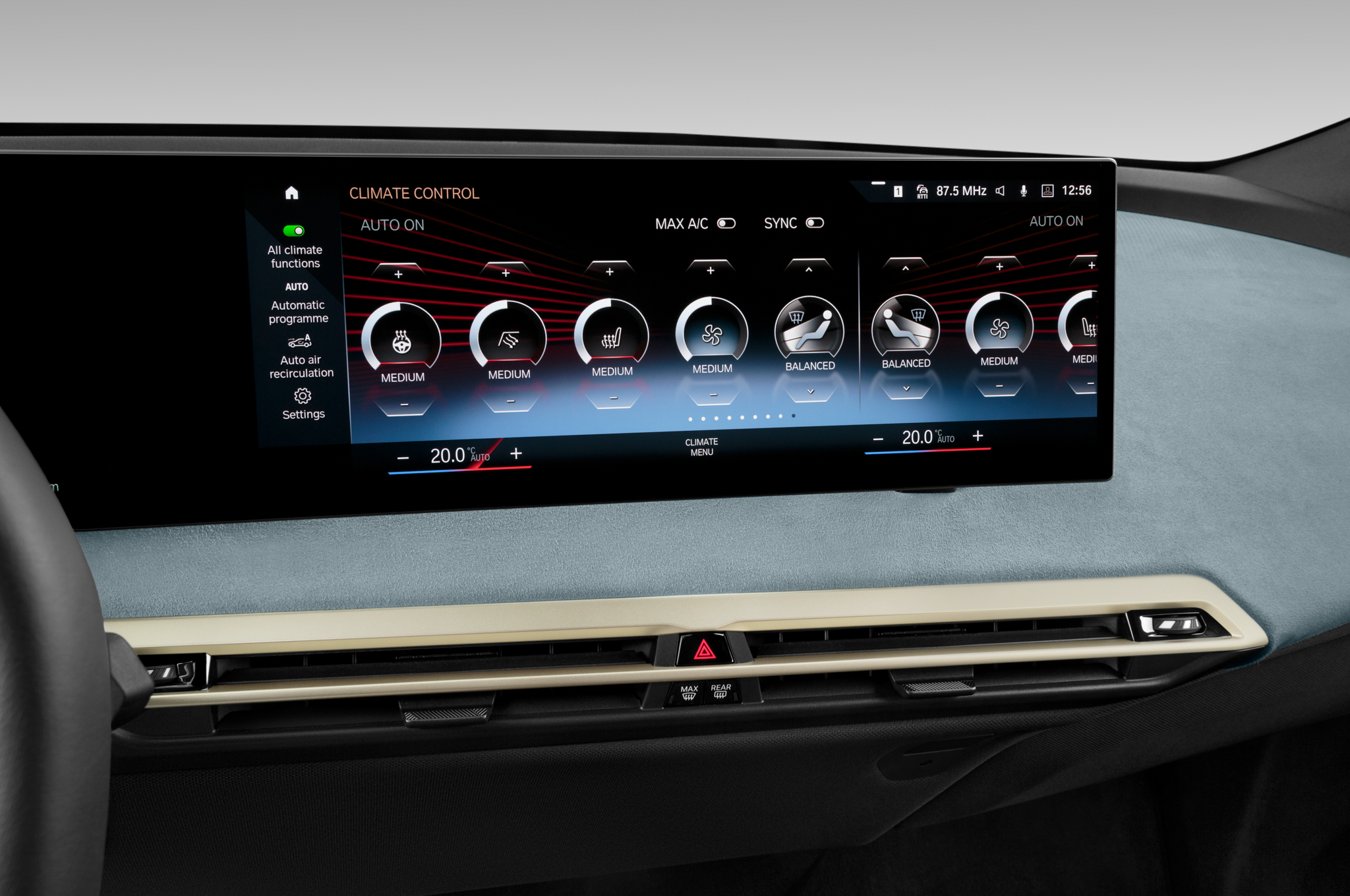 BMW iX (Baujahr 2022) Base 5 Türen Temperatur und Klimaanlage