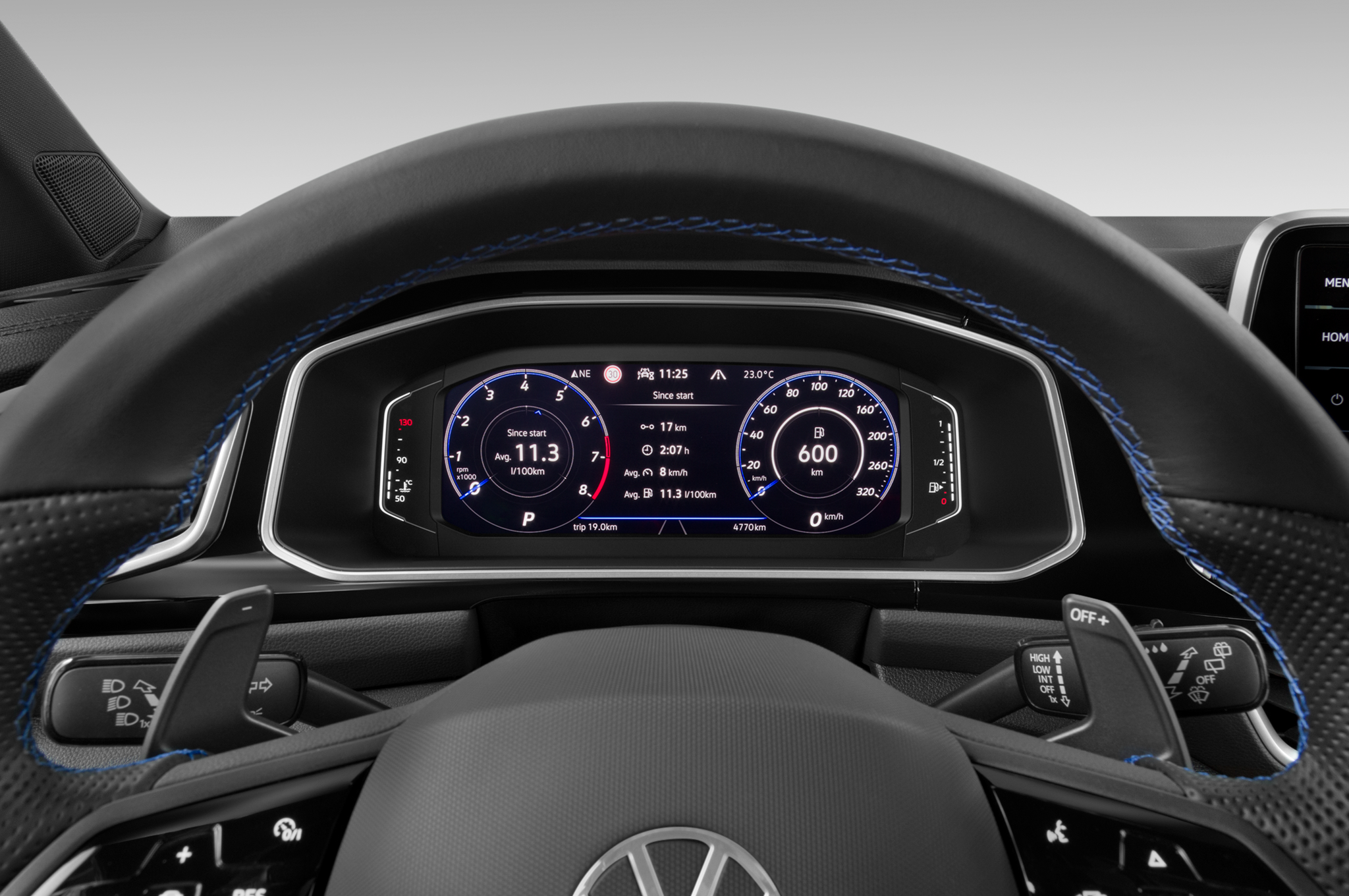 Volkswagen T-Roc (Baujahr 2022) R 5 Türen Tacho und Fahrerinstrumente