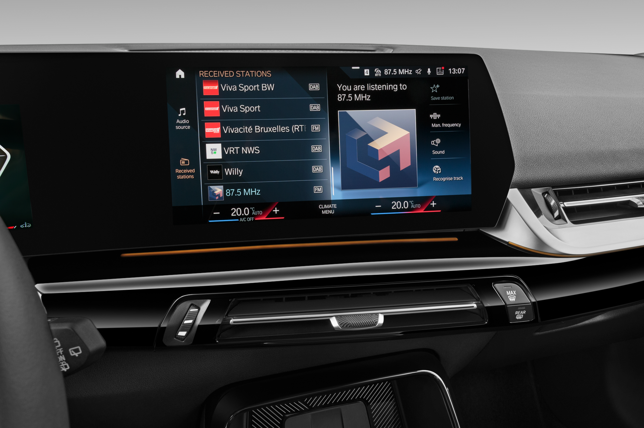 BMW X1 (Baujahr 2023) Serie 5 Türen Radio und Infotainmentsystem