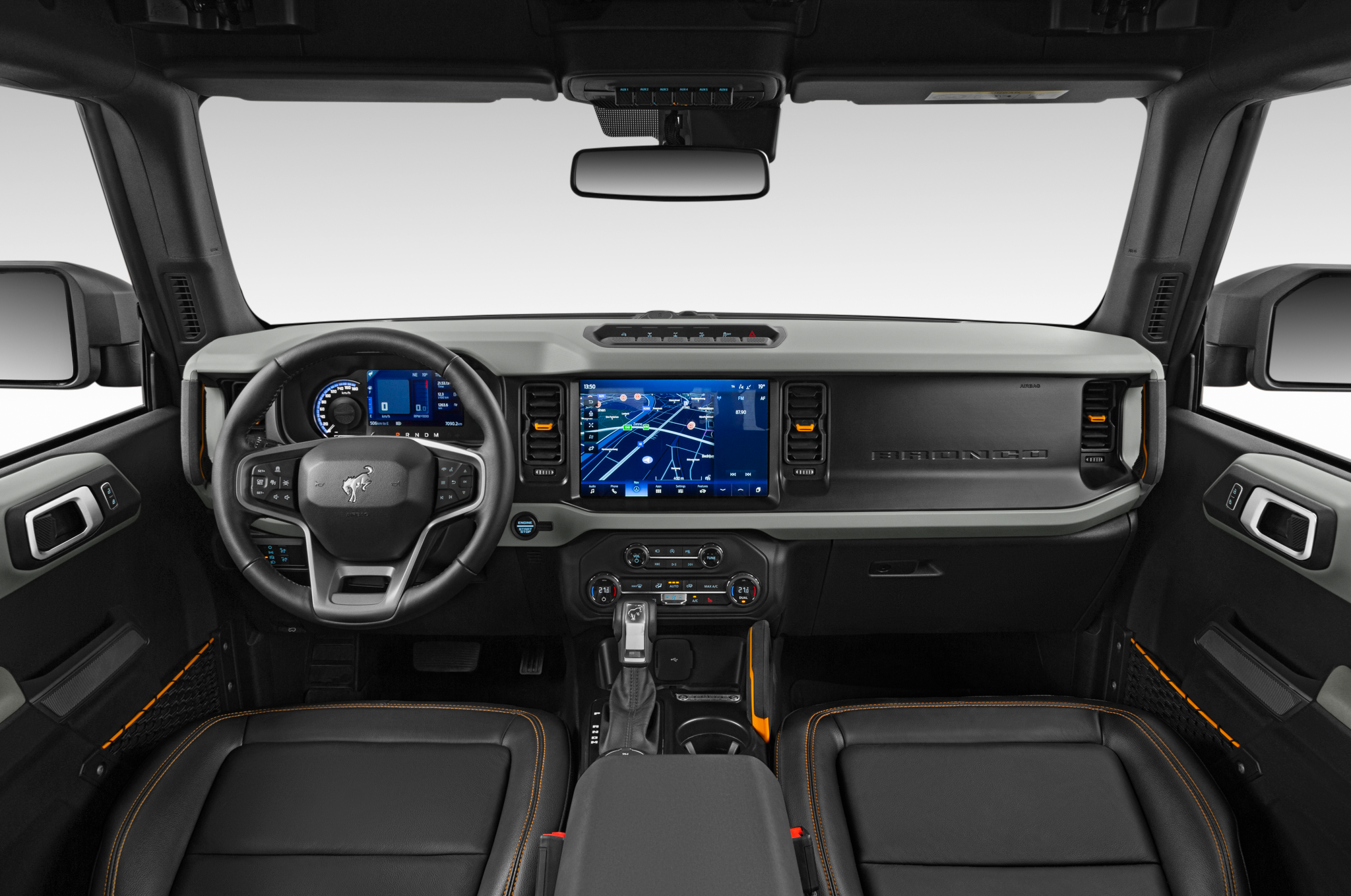 Ford Bronco (Baujahr 2023) Badlands 5 Türen Cockpit und Innenraum