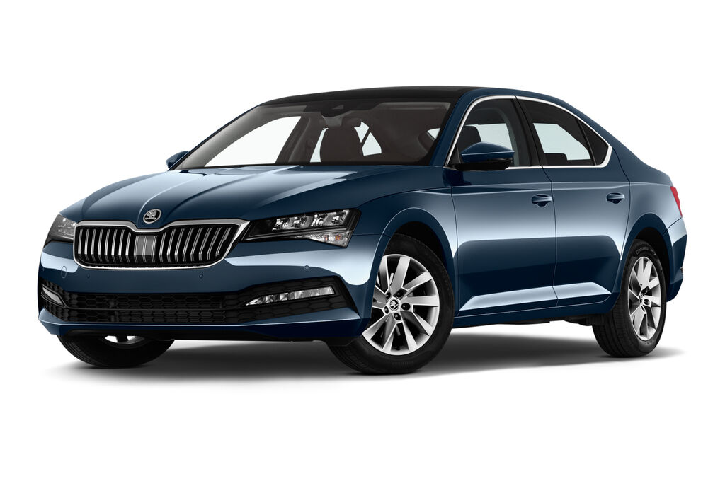 Skoda Superb (Baujahr 2020) Ambition 5 Türen seitlich vorne mit Felge