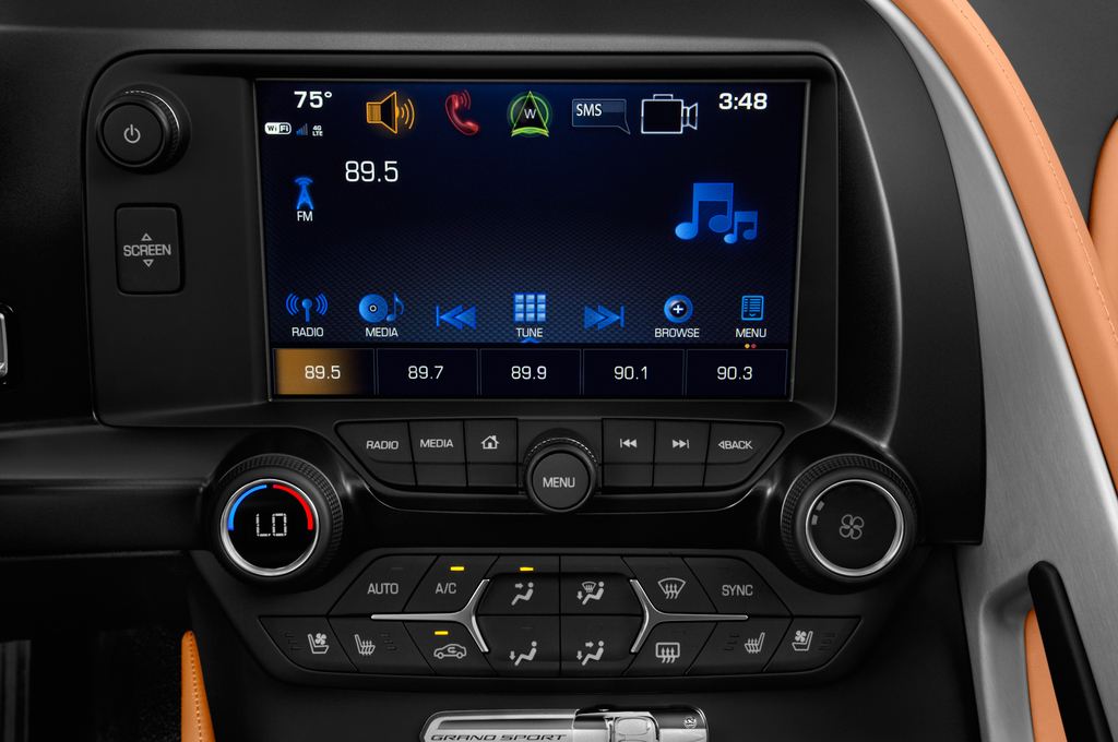 Chevrolet Corvette Grand Sport (Baujahr 2017) 2LT 2 Türen Radio und Infotainmentsystem