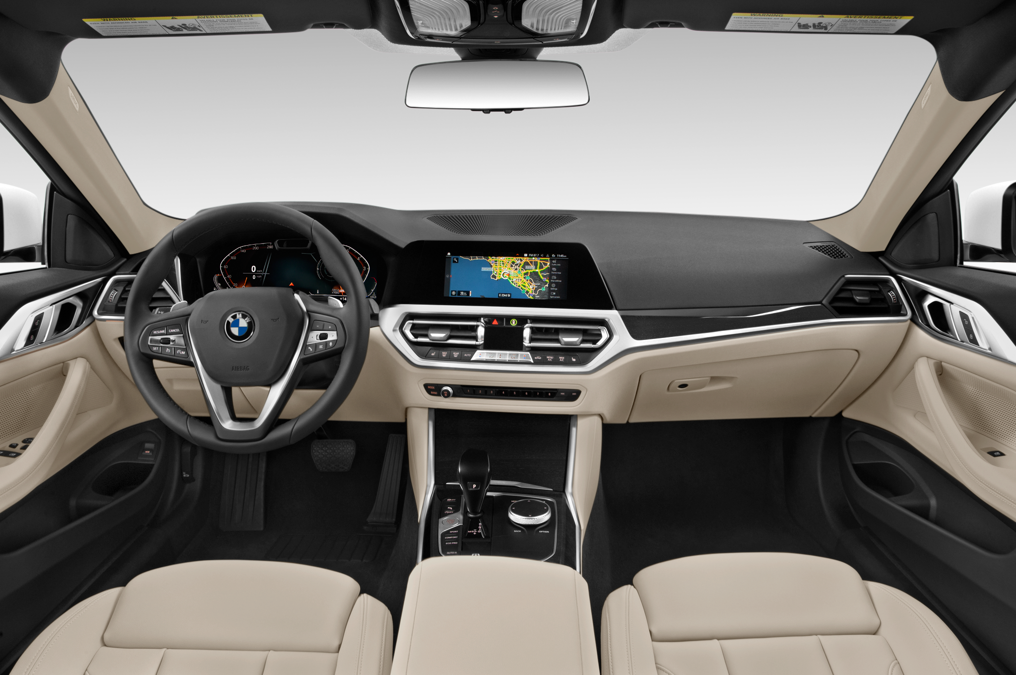 BMW 4 Series (Baujahr 2021) - 2 Türen Cockpit und Innenraum