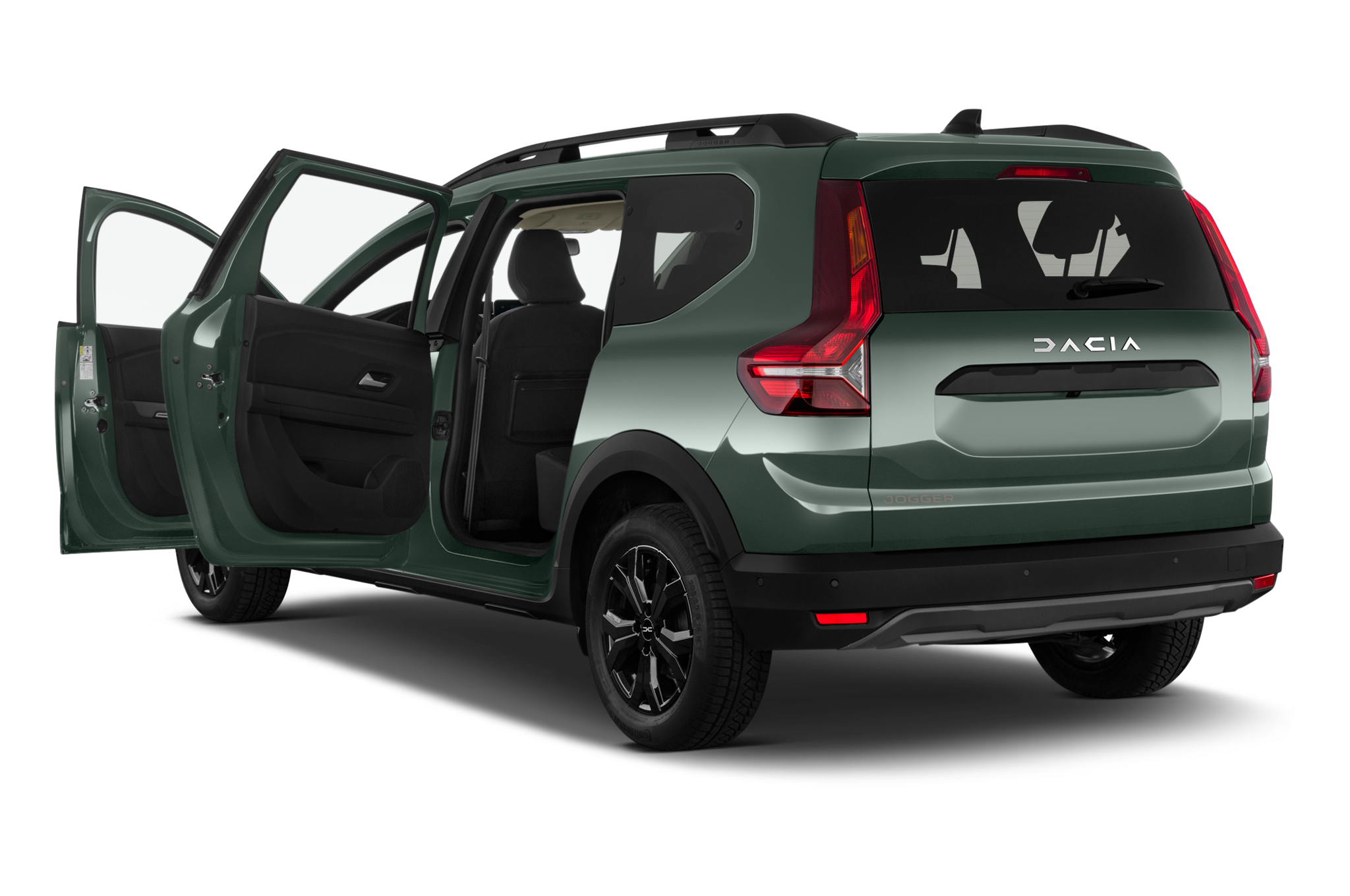 Dacia Jogger (Baujahr 2023) Extreme Hybrid 5 Türen Tür geöffnet