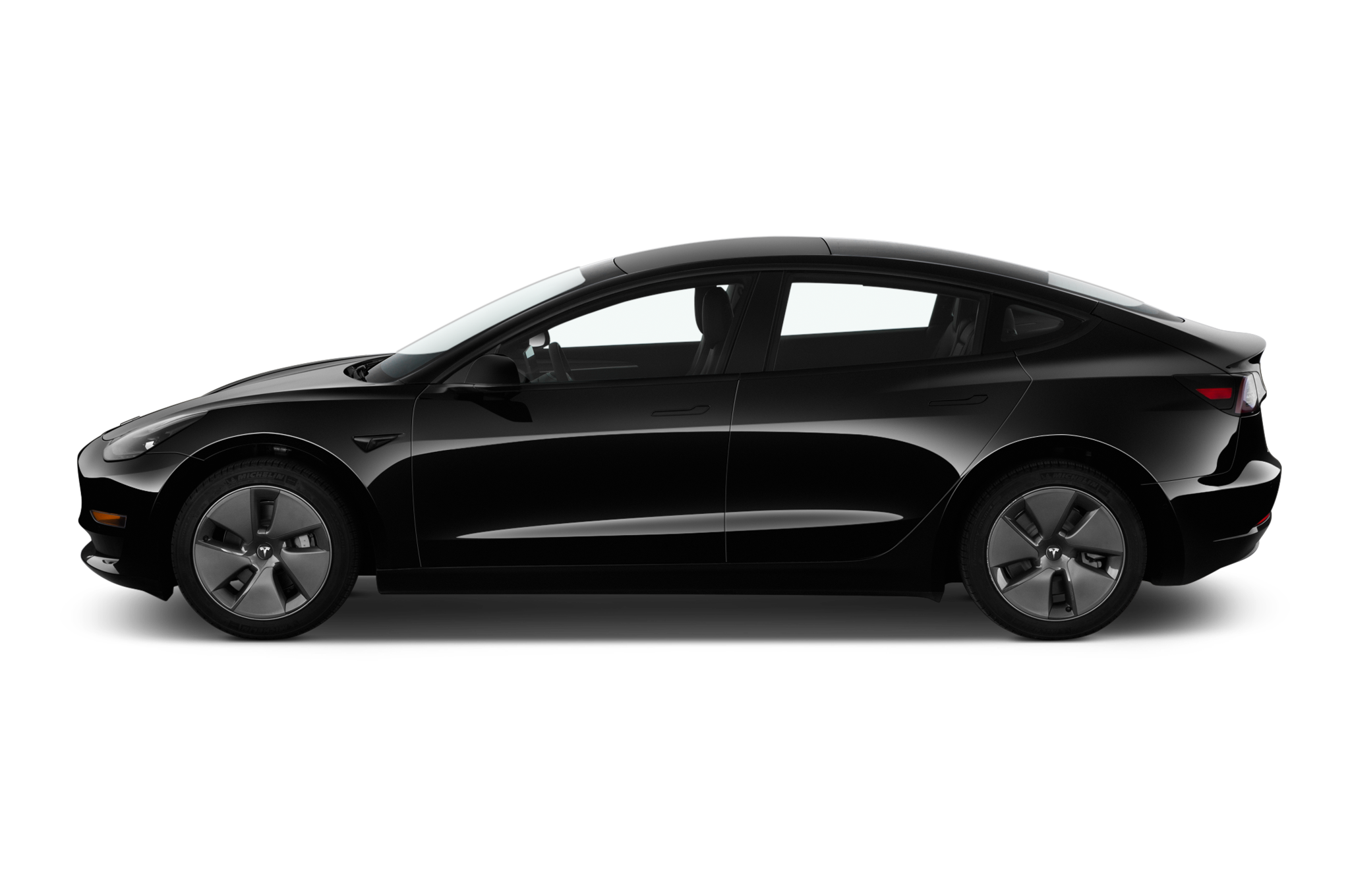 Tesla Model 3 (Baujahr 2022) Long Range 4 Türen Seitenansicht