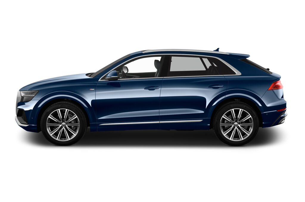 Audi Q8 (Baujahr 2019) S Line 5 Türen Seitenansicht